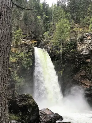 Sutherland Falls Blanket Creek Provincial Park, BC Canada by Kdruzhki