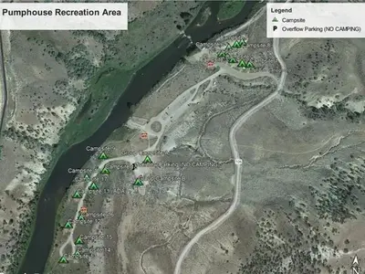 Overview Map of Pumphouse Recreation Area
