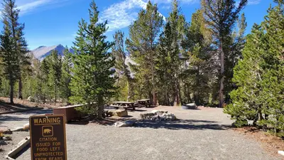 Saddlebag Lake Trailhead Group Camp