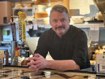Jon Kiper, owner of Jonny Boston's International in Newmarket, NH USA