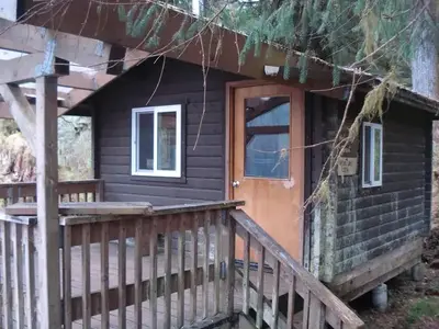 Jordan Lake Cabin from the Front