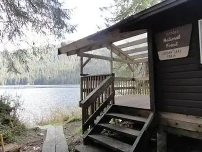 Jordan Lake Cabin and Lake