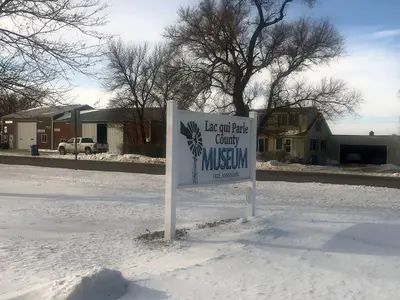 Sign-Lac qui Parle History Center, Madison, MN