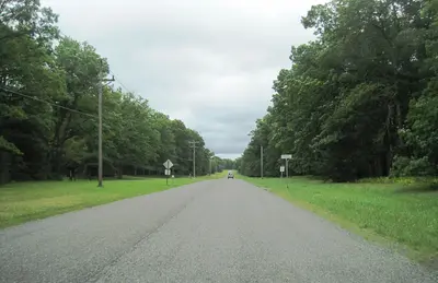 Quehanna Highway sb entering Karthaus Twp., PA, Aug. 2024