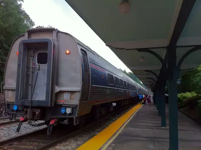 White Sulphur Springs WV Amtrak station 2