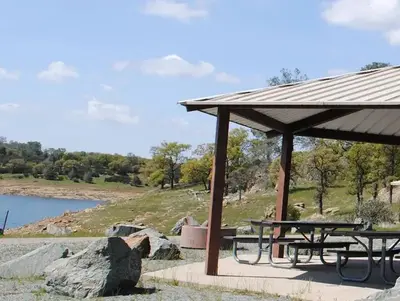 Coyote Point group campground firepit