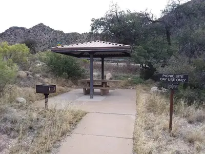 Day use picnic site.