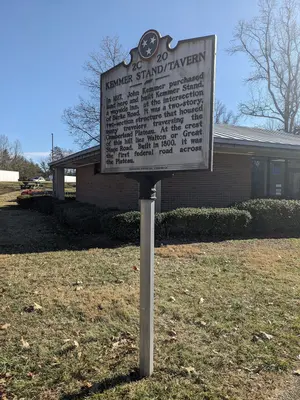 Rest stops Interstate 40 Tennessee USA December 2023 01