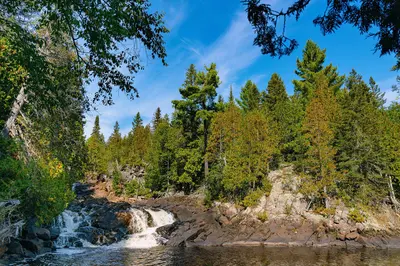 Manitou River Cascades Waterfall, Minnesota (43999268670)
