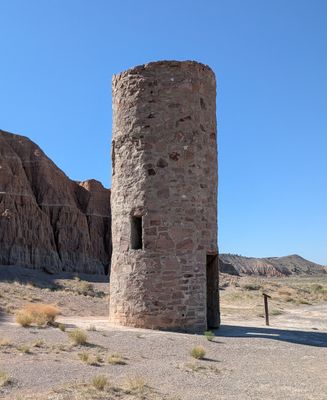 Water tower at Cathedral Gorge State Park