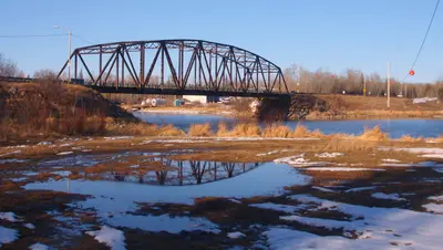Highway 155 bridge at Buffalo Narrows