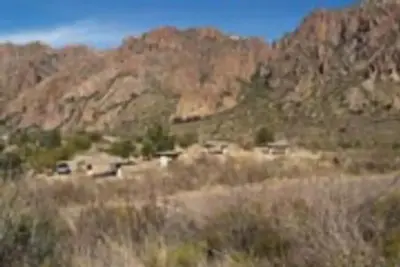 Group campground, situated among the mountains