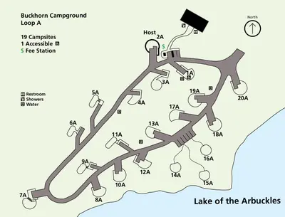 Buckhorn Campground Loop A map