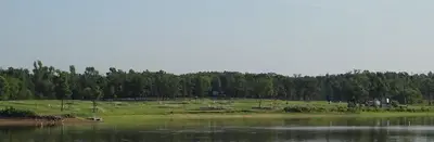 Virgil Point from the lake