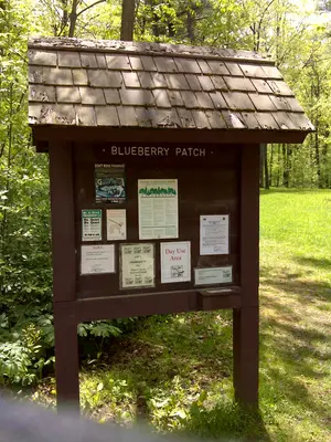 FLT I1 4.7 mi - Blueberry Patch Campground Kiosk - panoramio