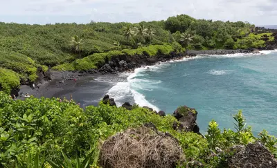 Blacksand Beach, Hana, HI