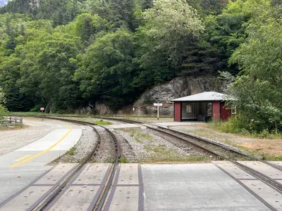 White Pass and Yukon Railway, Skagway Junction, Alaska - July 2024