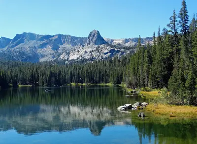 Lake Mamie Morning, Mammoth Lakes Region CA 2016 (30752993152)