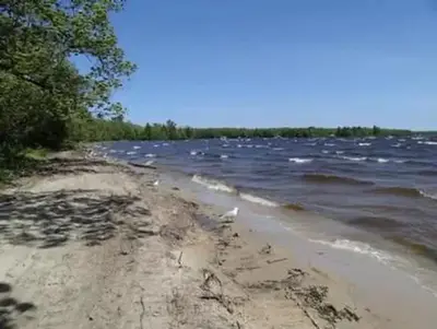 Brevoort lake campground3