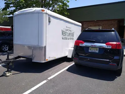West Cape May water and sewer trailer