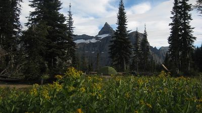 Camp at Hole in the Wall - panoramio