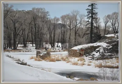 Hot Sulphur Springs - Bridge, December - panoramio