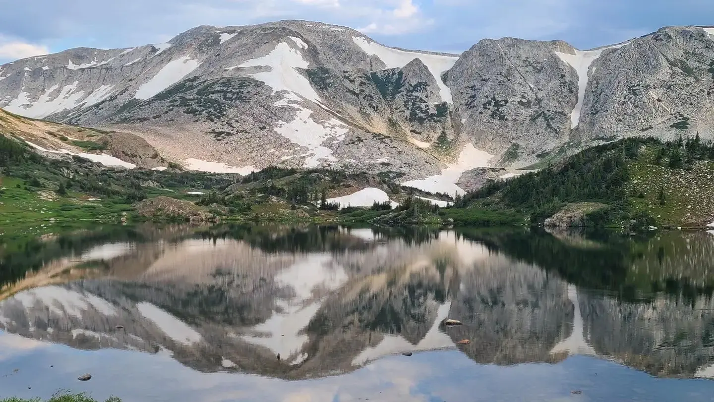 Lewis Lake and Medicine Bow Peak