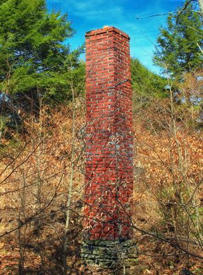 Old chimney along Loyalsock Creek, Sullivan County, within Loyalsock State Forest (8676222175)