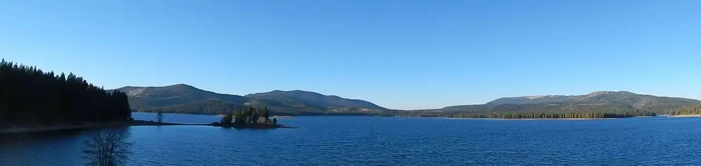 View of Stampede Reservoir
