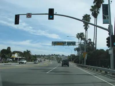 Ca-1 near its southern terminus at Dana Point