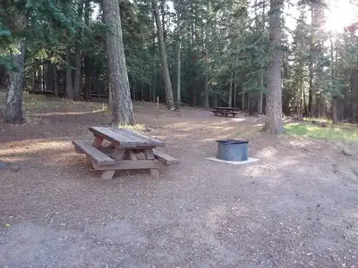 Brookchar Campground Campsite.
