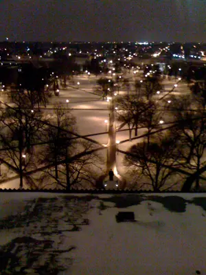 The Oval at Night