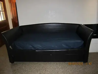 A couch bed.