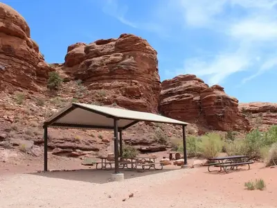 A photo of Indian Creek Falls Group Site