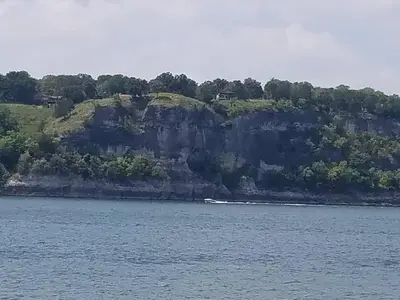 Cookson Bluff across from Cookson Bend Park