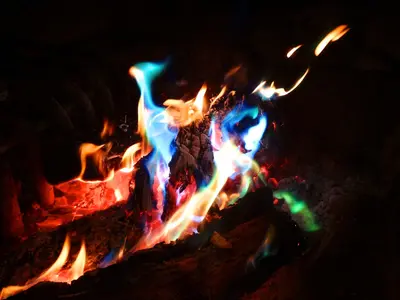 Colored Campfire - panoramio