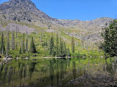 Snyder Lake in Glacier National Park