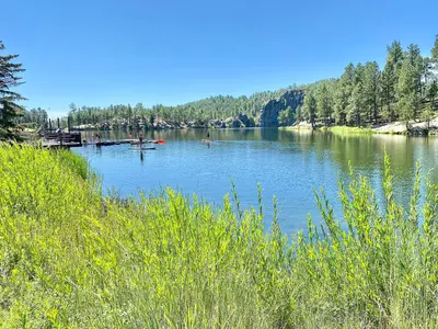 Legion Lake, US Highway 16A, Custer, SD - 53764721476