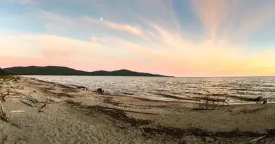 Sunset at Neys Provincial Park