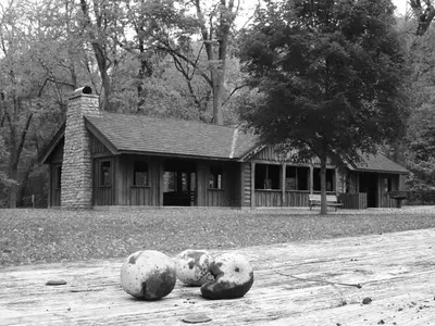 Van Meter State Park Shelter Building