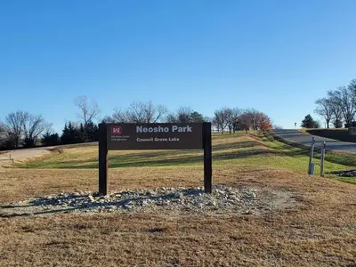 Neosho Park sign