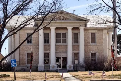 Glasscock County Courthouse Garden City Texas