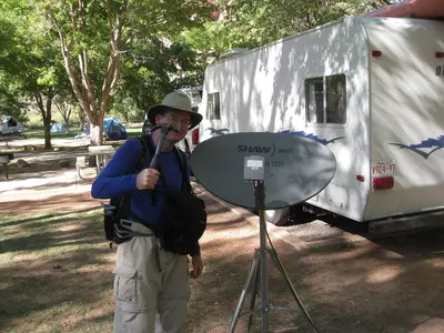 Adjusting an Antenna at Capitol Reef - Flickr - brewbooks