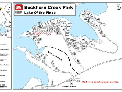 Buckhorn Brochure Map