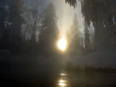Liard Hotspring Steam