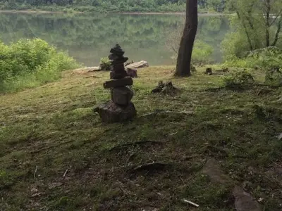 waterfront rustic campground