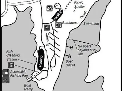 Map of Little Pines Recreation Area