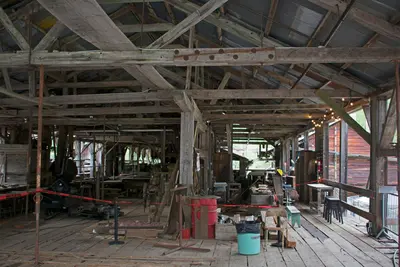 McLean Mill complex sawmill building 3
