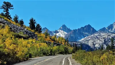 Road to Lake Sabrina, Sierra Nevada Range, CA 10-2017
