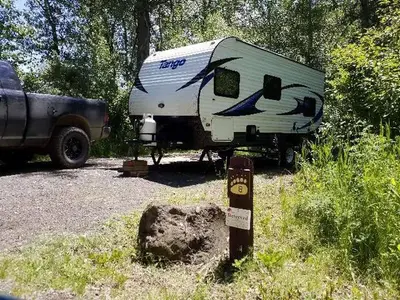 RV at campsite